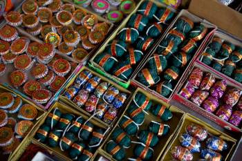 Diwali crackers collection